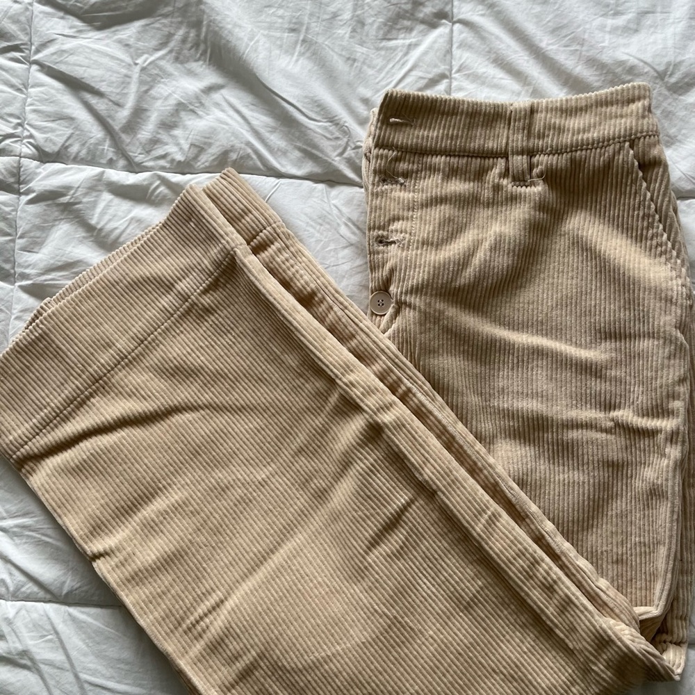Kick flare oak and fort corduroy pants